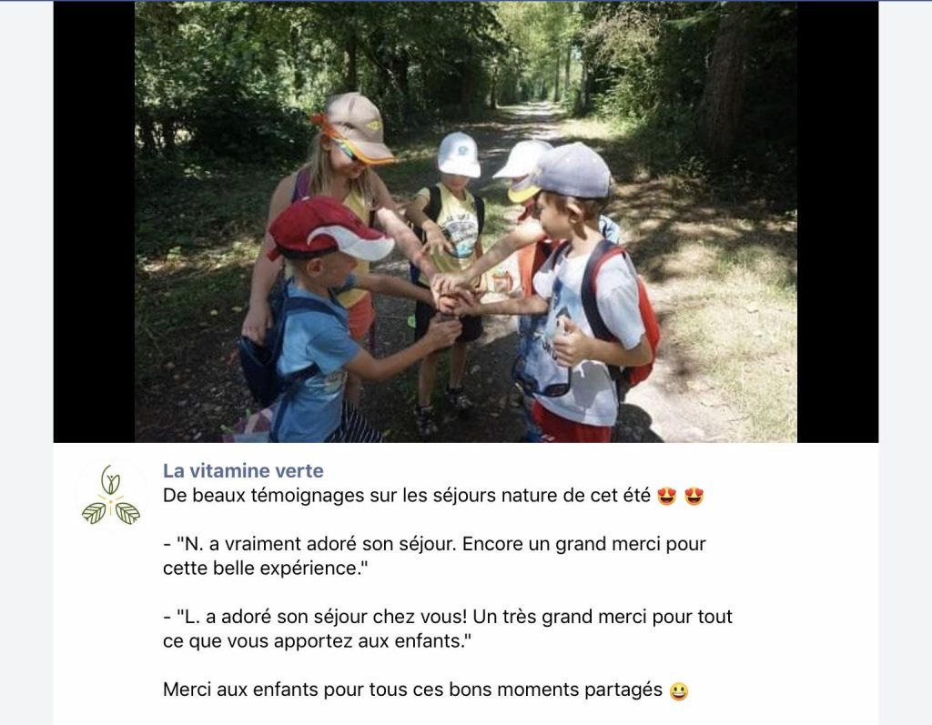 témoignage séjour nature