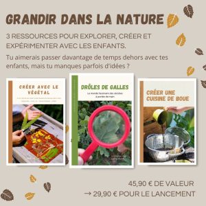 pack grandir dans la nature créer expérimenter observer
